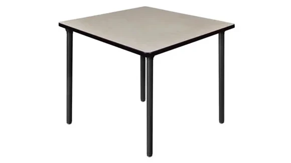 Breakroom Table 42in Square with Folding Post Legs