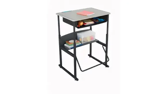 Student Desk 28in W x 20in D with Impact-resistant Laminated Desktop