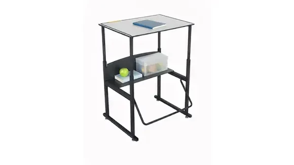 Student Desk 28in W x 22in D with Bookshelf