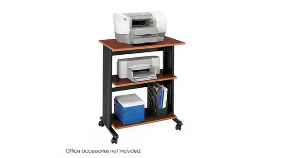 Mobile Storage Cabinet 30in W x 20in D x 35in H with PVC Side Panels