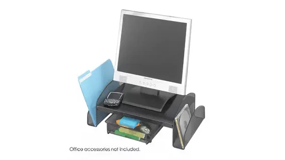 Monitor Arm 19in W x 11in D x 6in H with Steel Mesh Construction