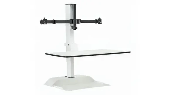 Sit-To-Stand Monitor Arm 28in W x 22in D x 37in H