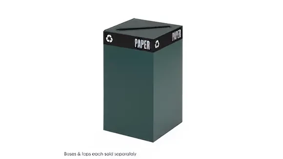 Trash Can 15in W x 15in D x 26in H