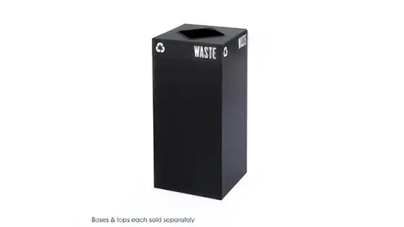 Trash Can 15in W x 15in D x 32in H