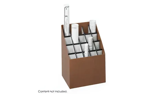 Media Cabinet 15in W x 12in D x 22in H with Square Tube Openings