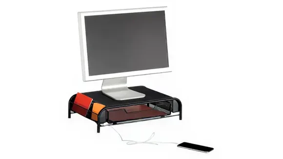 Monitor Arm 13in W x 19in D x 5in H with USB Charging Port