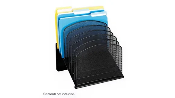 Desktop Organizer 12in W x 11in D with Wire Mesh Organizers