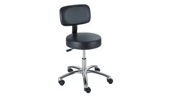 Lab Stool with Vinyl Seat