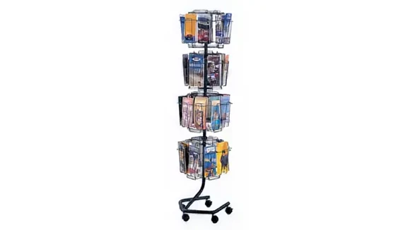 Literature Organizer 15in W x 15in D x 60in H with Welded Wired Construction