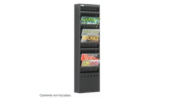 Literature Organizer 10in W x 4in D x 36in H