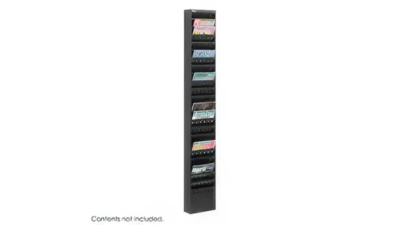 Literature Organizer 10in W x 4in D x 66in H