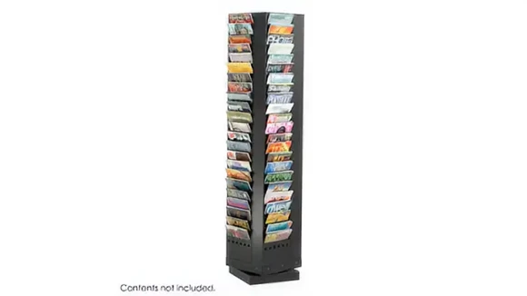 Literature Organizer 14in W x 14in D x 68in H
