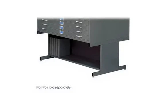 Flat File Cabinet 54in W x 42in D x 20in H with 5 Drawers