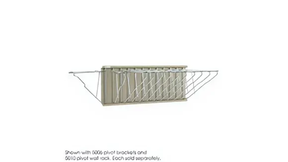 Pivot Wall Rack 24in W x 15in D x 10in H