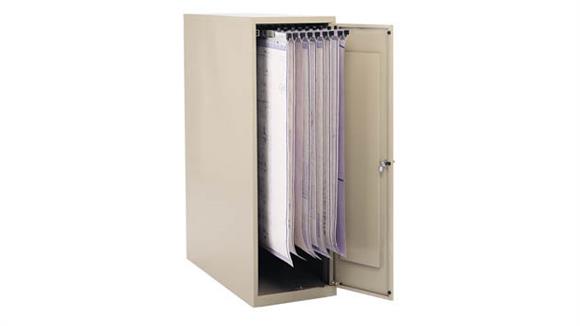 Small Vertical Storage Cabinet for 18in and 24in Hanging Clamps