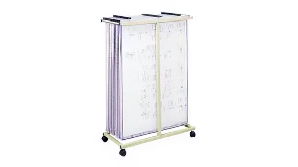 Ball-Bearing Mobile File Cabinet 39in W x 16in D x 52in H