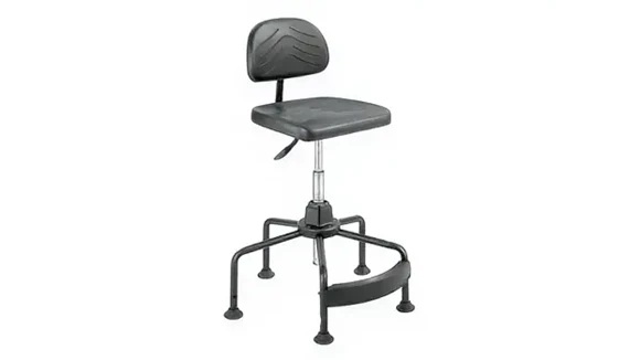 Drafting Stool with Poly Seat