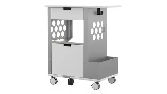 Utility Cart 28in W x 20in D x 34in H with Versatile Storage