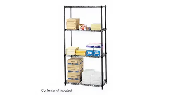 Wire Shelving 36in W x 18in D x 72in H with Extra Strength Steel