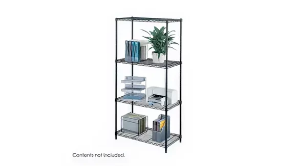 Wire Shelving 36in W x 18in D x 72in H with Welded Construction