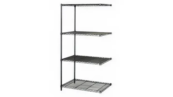 Industrial Add-On Unit 36in W x 24in D x 72in H with Welded Wire Construction