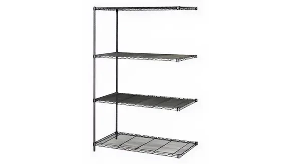 Shelving Unit 48in W x 24in D x 72in H with Welded Wire Construction