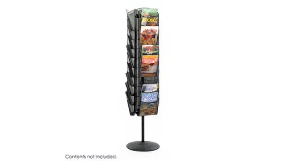 Literature Organizer 17in W x 17in D x 66in H