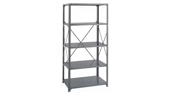 Shelving Unit 36in W x 24in D x 75in H with Total of 5 Shelves