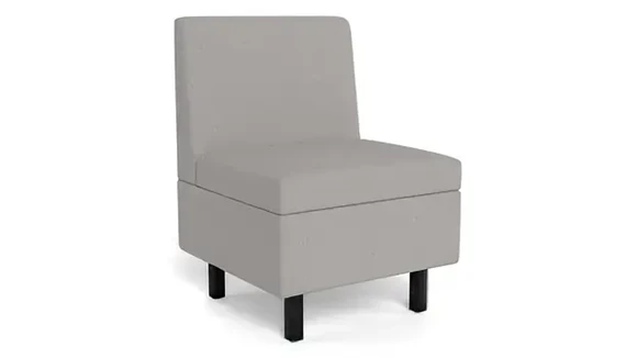 Traditional Armless Lounge Chair