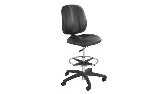 Extended-Height Chair Vinyl Adjustable Footrest