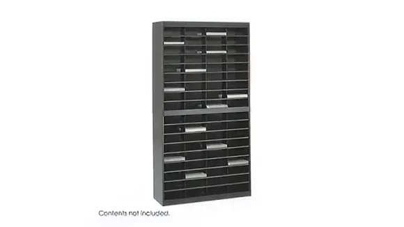 Mail Sorter 38in W x 13in D x 71in H with Strong Steel Frame