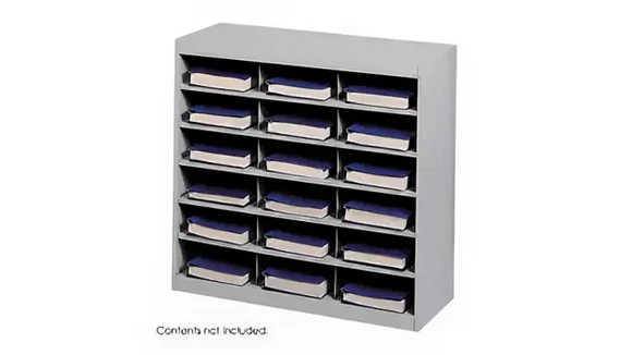 Mail Sorter 38in W x 16in D x 37in H with Strong Steel Frame