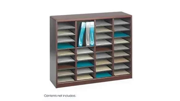 Mail Sorter 40in W x 12in D x 33in H with Radius Corners