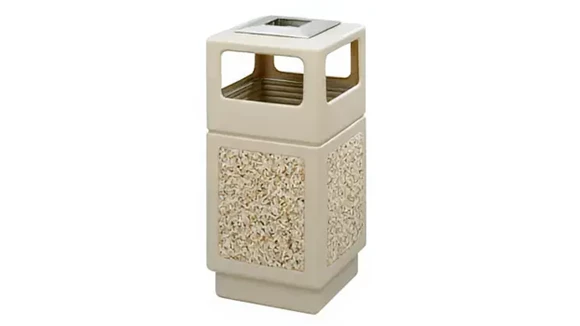 Trash Can 18in W x 18in D x 39in H