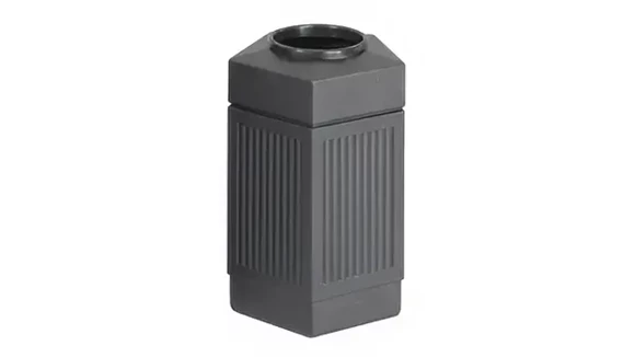 Trash Can 18in W x 19in D x 29in H with 30 Gallon Indoor/outdoor Receptacle