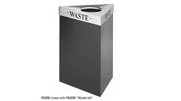 Trash Can 26in H with 15 Gallon Capacity