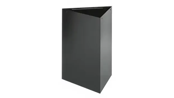 Trash Can 20in W x 20in D x 26in H with Recycling Receptacle Base
