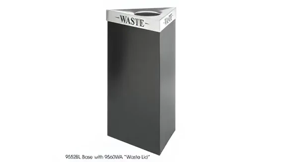 Trash Can 34in H with 19 Gallon Capacity