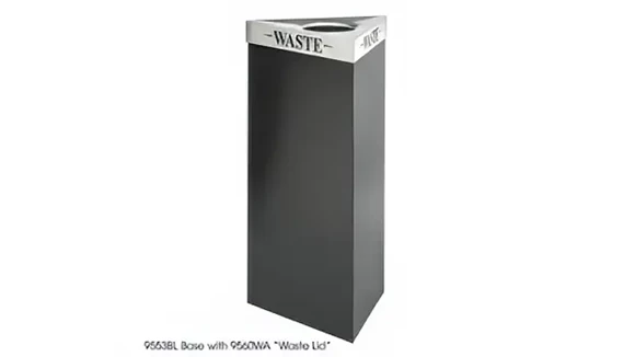 Trash Can 38in H with 21 Gallon Capacity