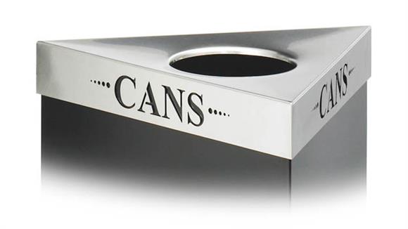 Cans Recycling Receptacle Lid
