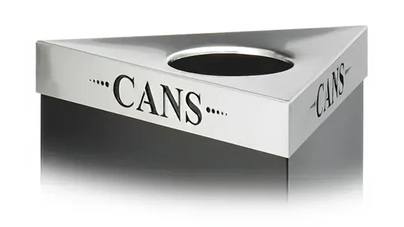 Recycling Receptacle 20in W x 20in D x 3in H