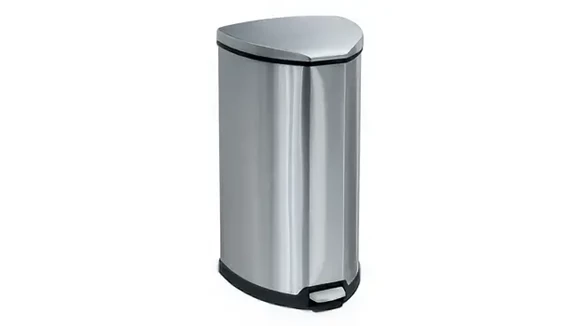 Trash Can 15in W x 14in D x 26in H with Step