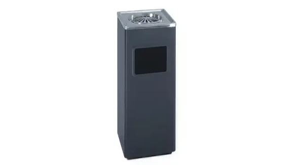 Trash Can 10in W x 10in D x 24in H with 3 Gallon Capacity