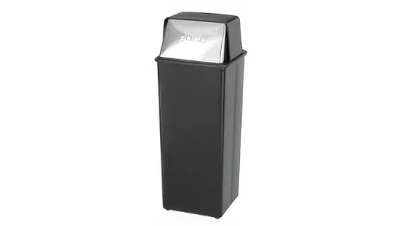 Trash Can 42in W x 16in D x 54in H with Steel Construction