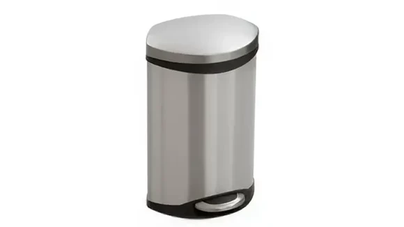 Trash Can 12in W x 9in D x 17in H with Step