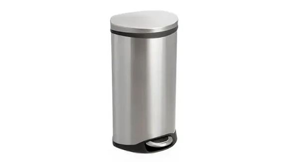 Trash Can 15in W x 14in D x 27in H with Step
