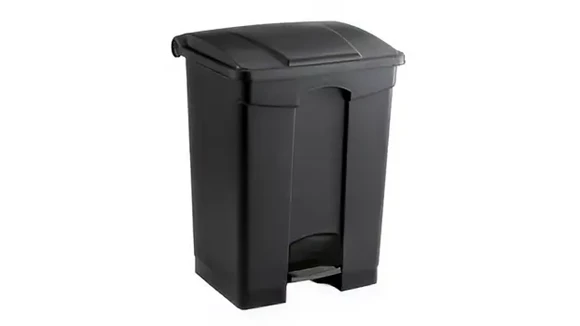 Trash Can 20in W x 16in D x 26in H with Step