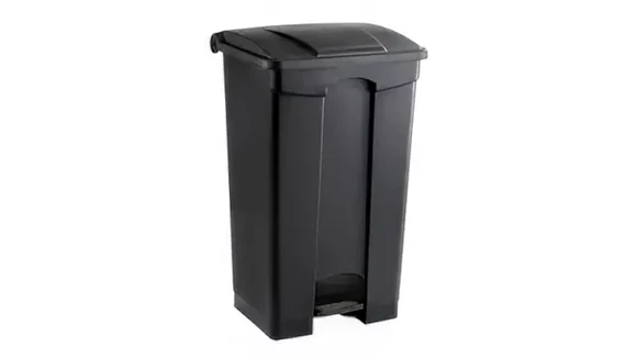 Trash Can 20in W x 16in D x 32in H with Step