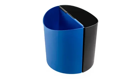 Trash Can 18in W x 10in D x 17in H with Wastebasket