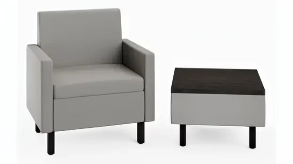 Lounge Chair with Side Table